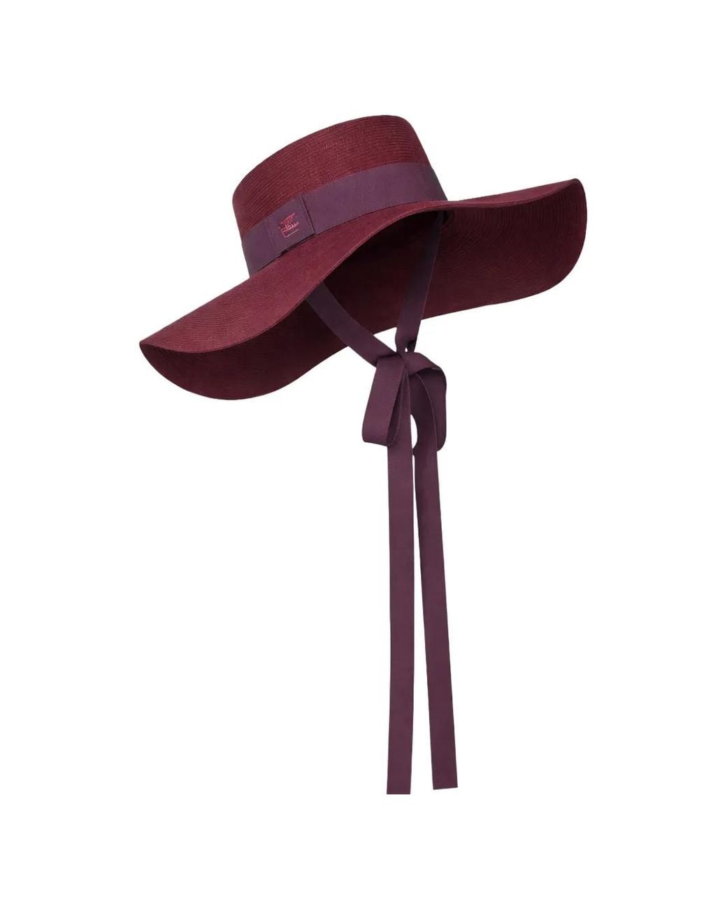 Etro Red Chapeau En Laine À Logo Pegaso Brodé
