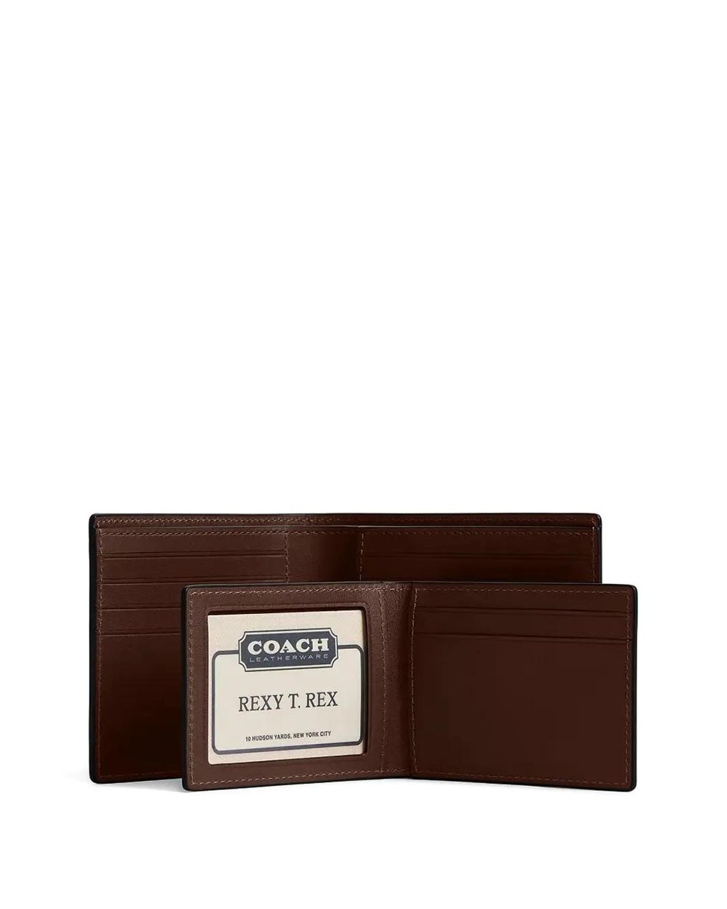 Portafoglio Bi-Fold di COACH in Brown da Uomo