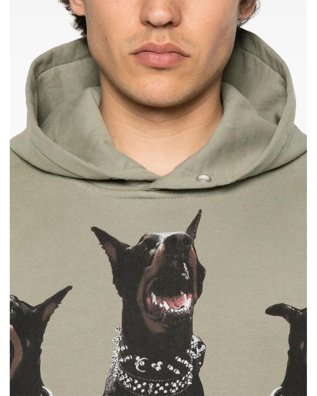 Represent Gray Thoroughbred Hoodie for men