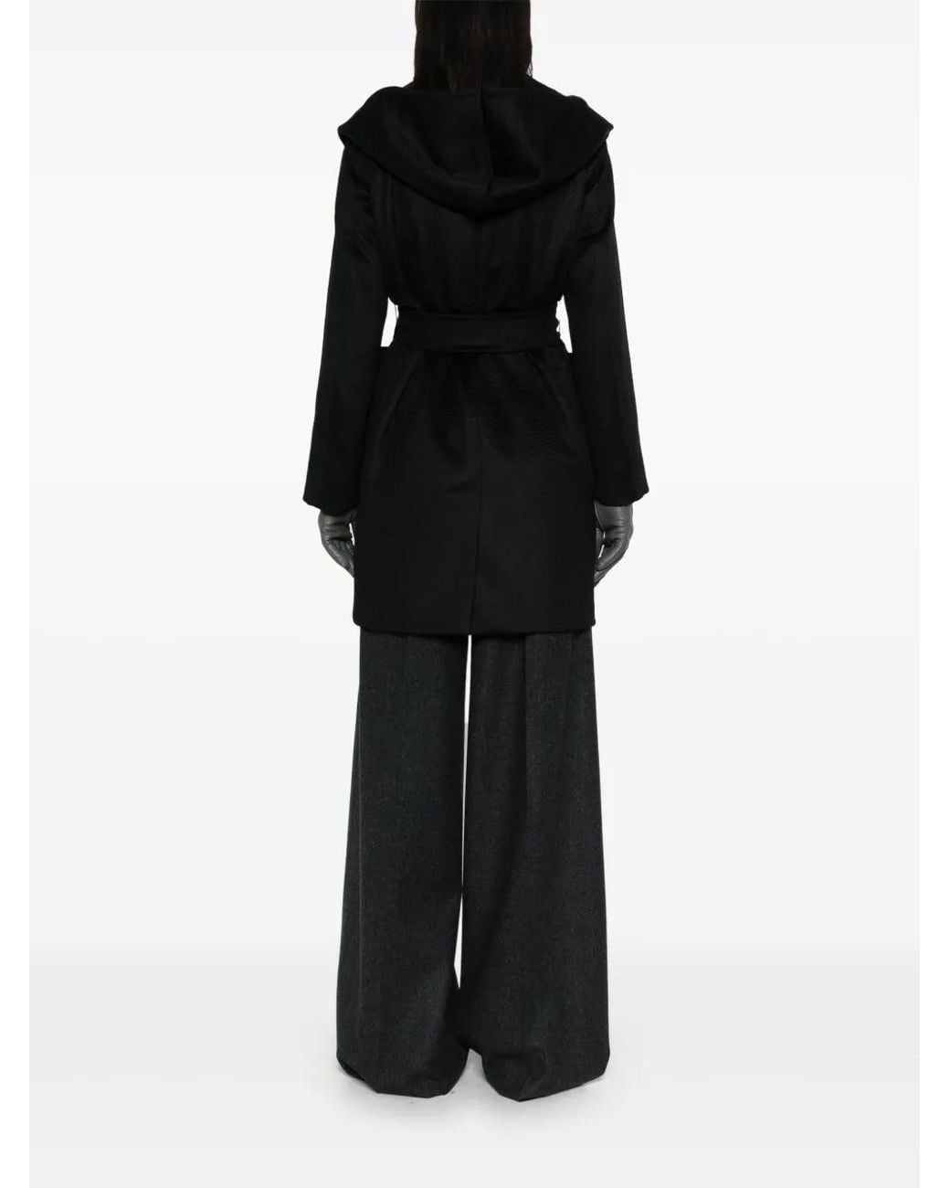 Max Mara Black Camel Coat 'rialto'