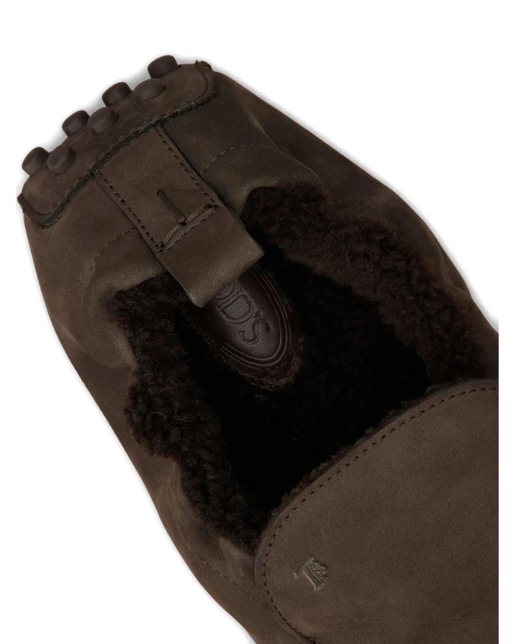 Tod's Brown Mocassins Gommino En Cuir