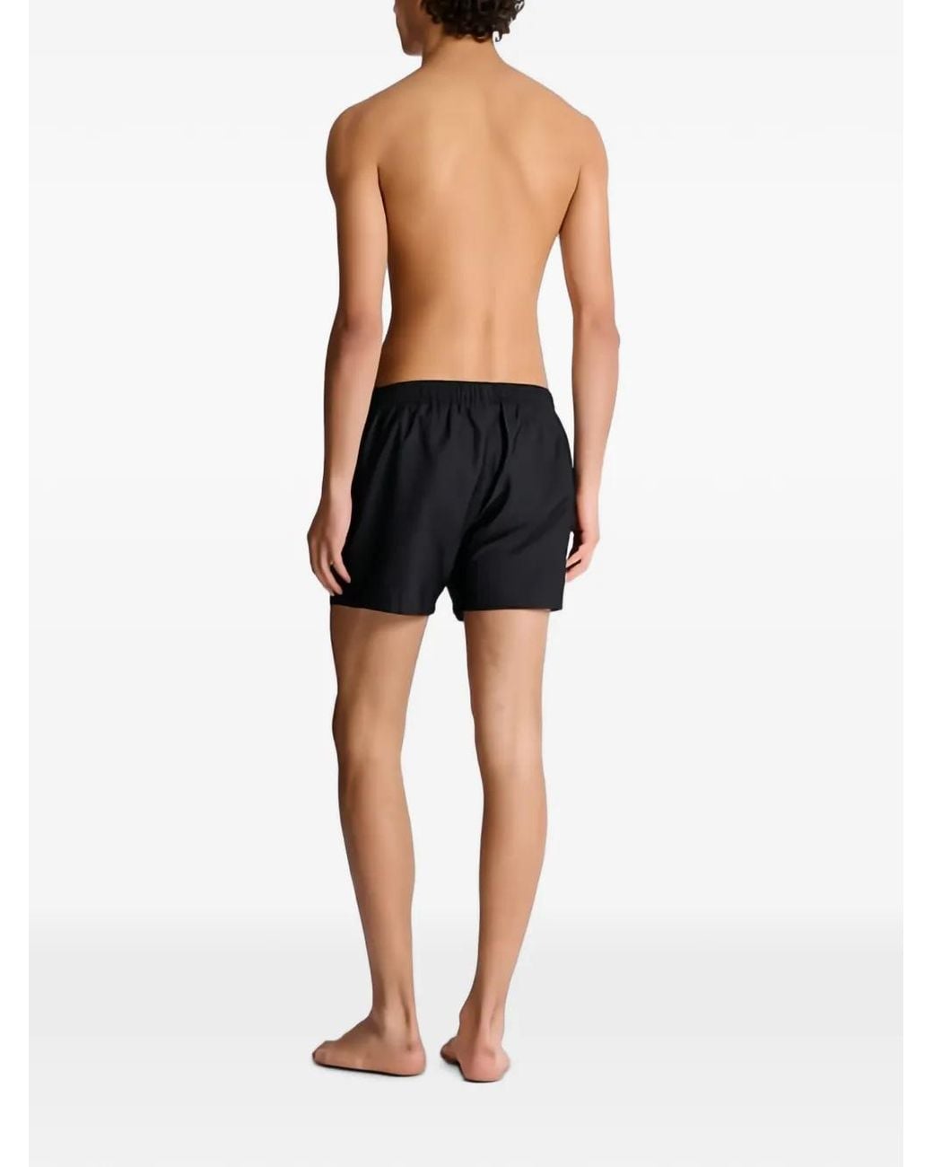 Bañador Pb Labyrinthe Con Monograma Balmain de hombre de color Black