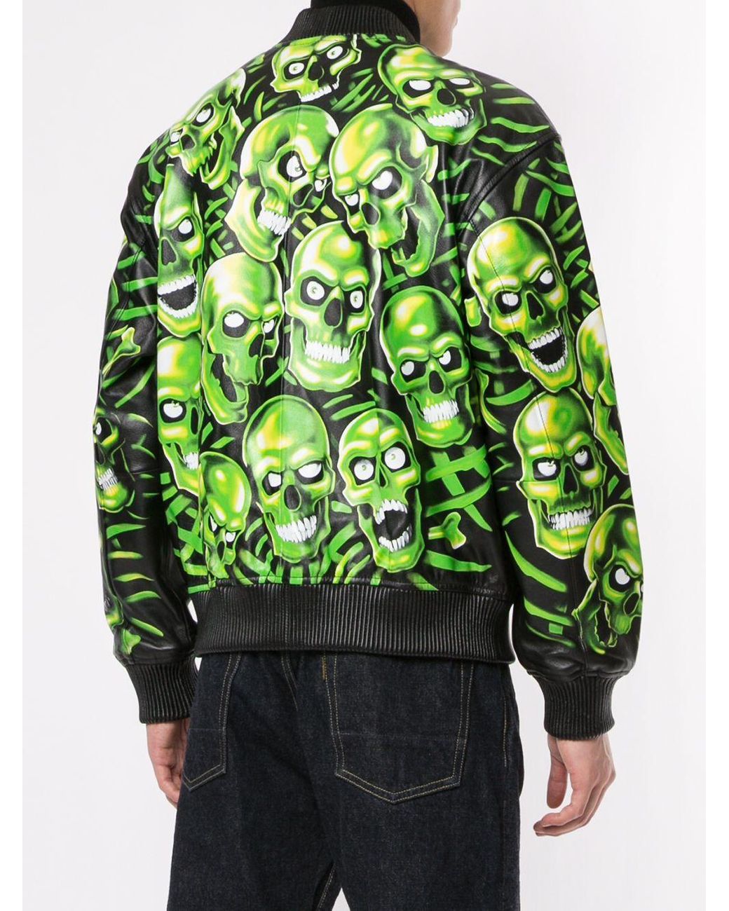 supreme green skull