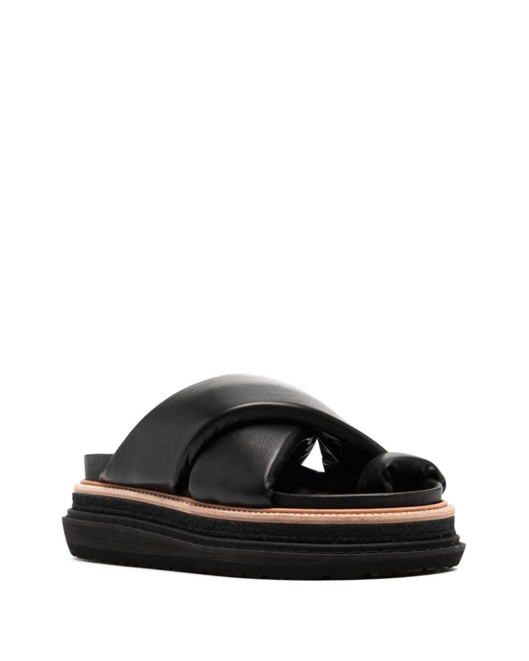 サカイ SACAI Multiple Sole Sandals Sacai Multiple Sole Sandals in Black | Santa Fe Dry Goods
