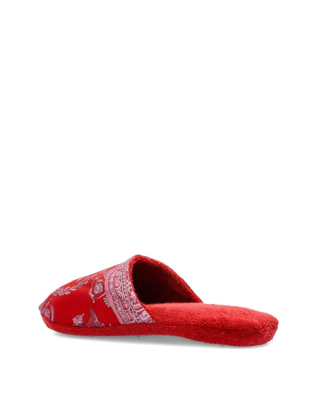 Versace Red I Baroque Slippers