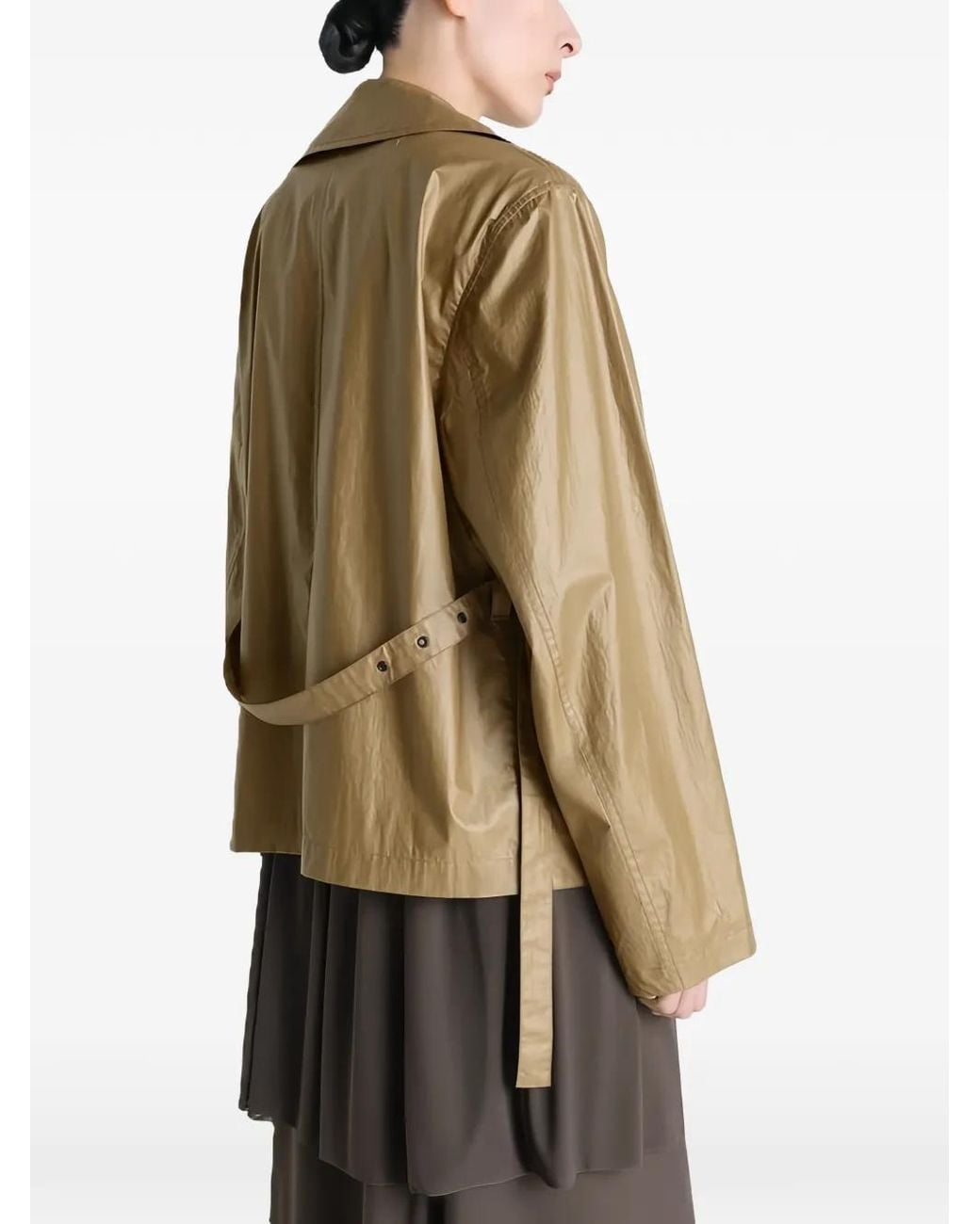 Lemaire Metallic Belted Jacket