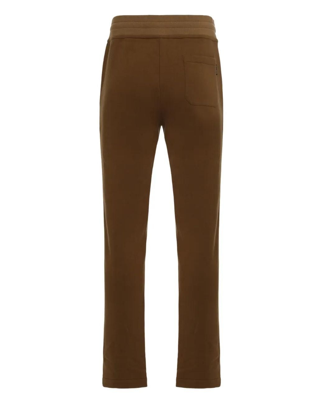 Moorer Brown Drawstring Track Pants for men