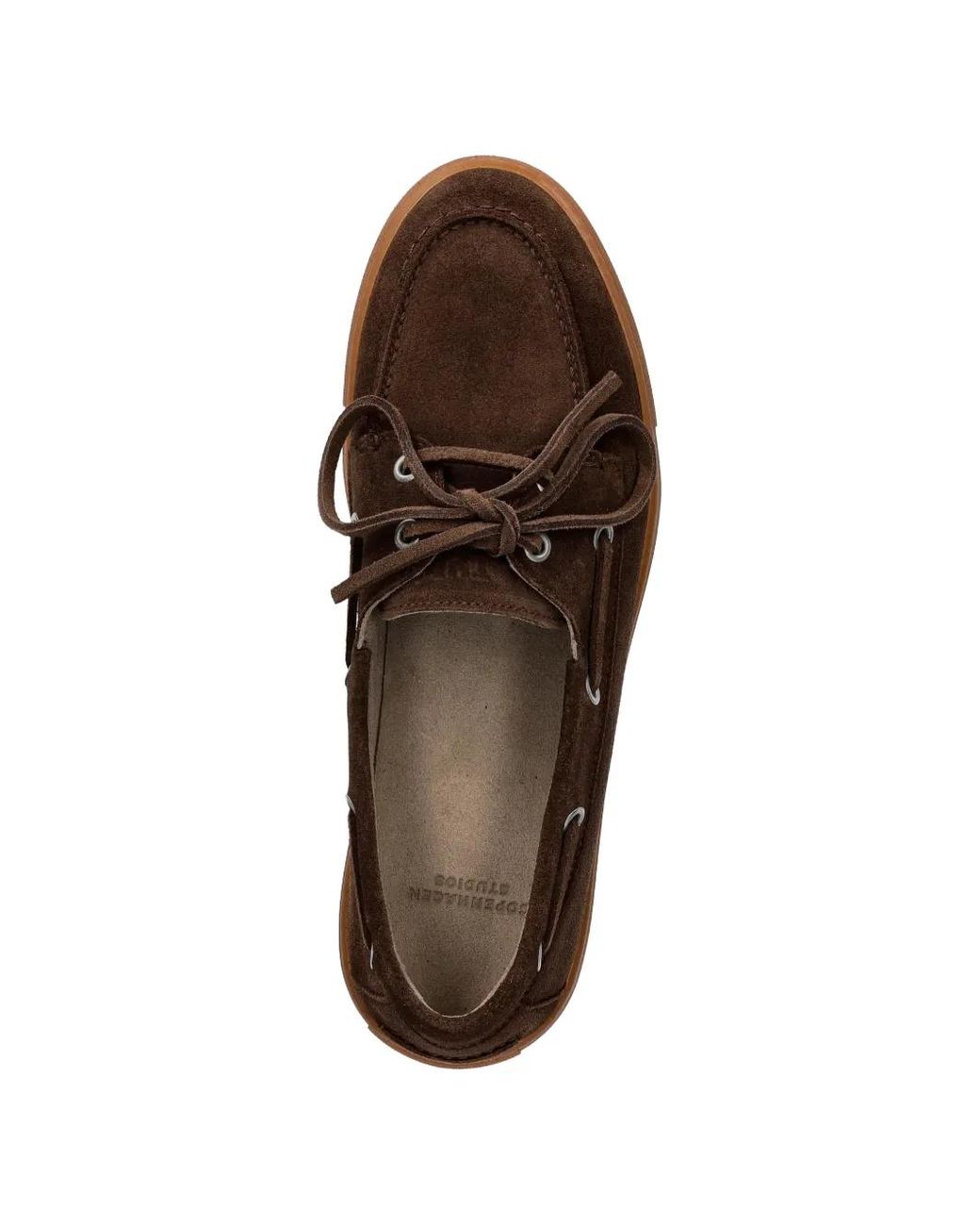 COPENHAGEN Brown Tie Detail Loafers