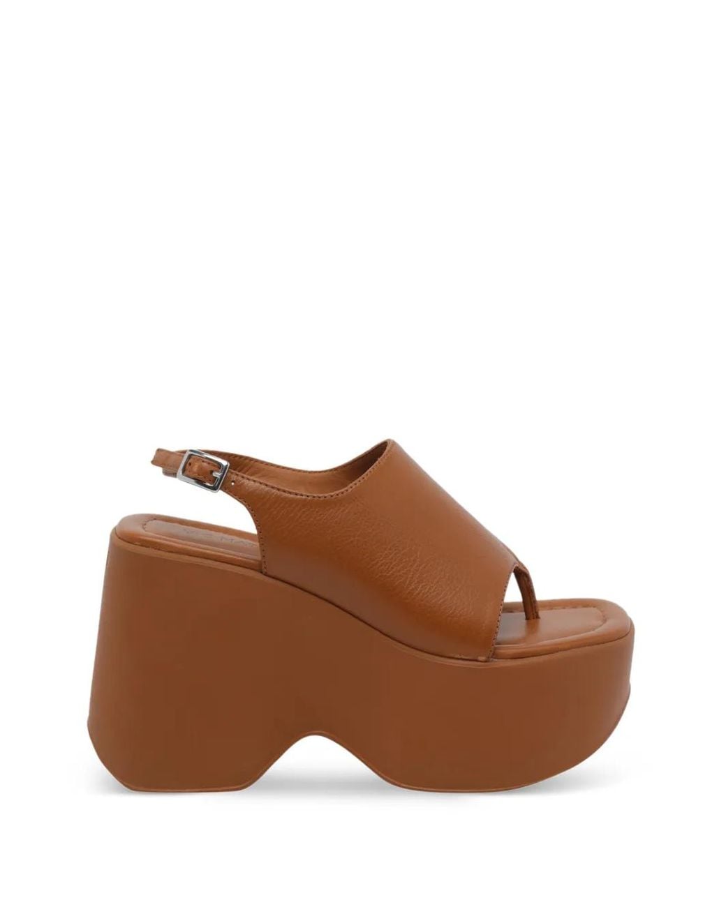 Vic Matié Brown Sensory Leather Sandals