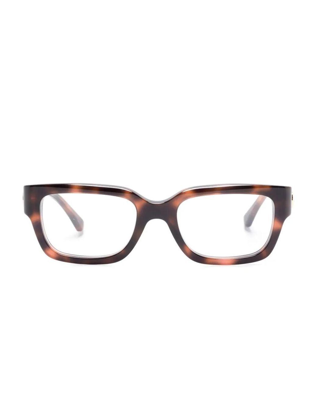 Gucci Brown Tortoiseshell-Effect Glasses