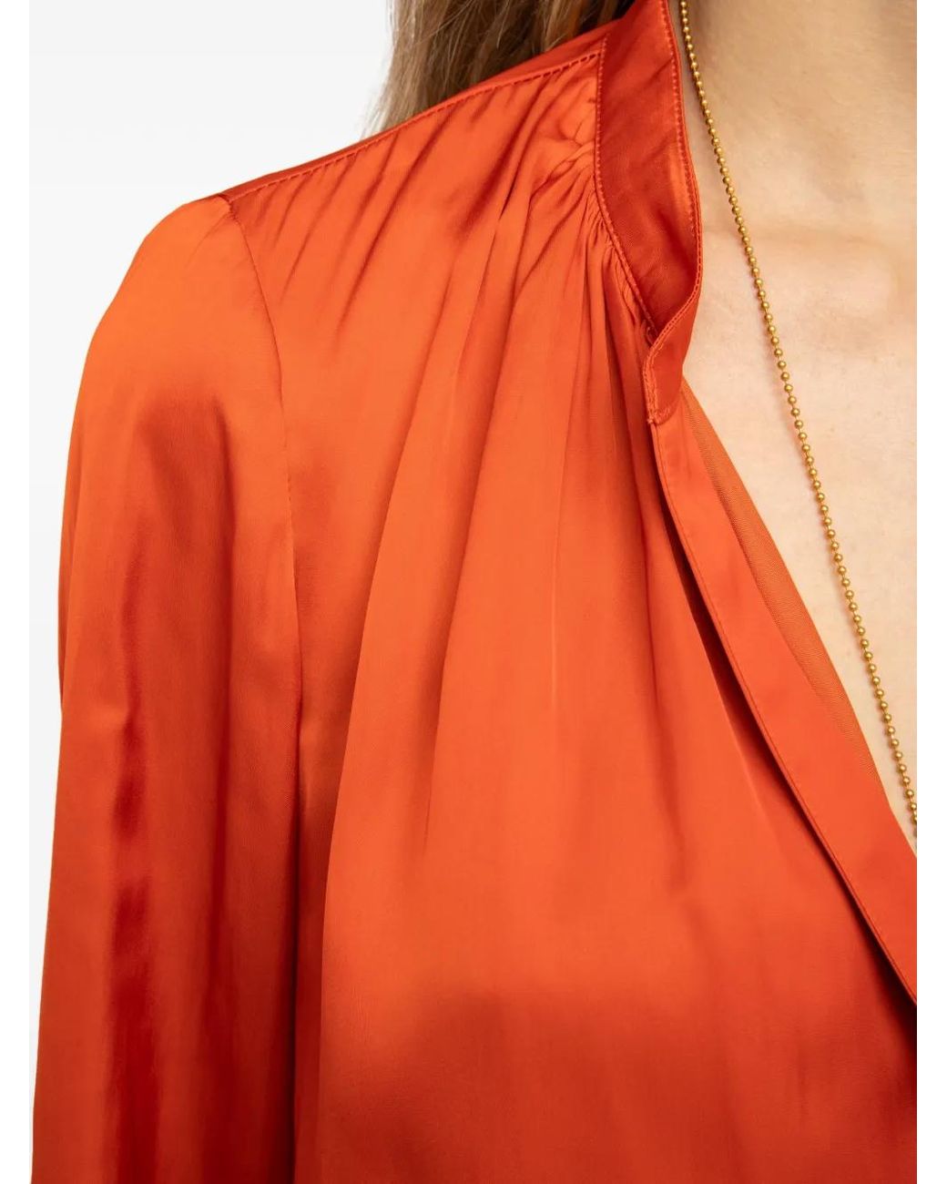 Zadig & Voltaire Orange Tink Shirt