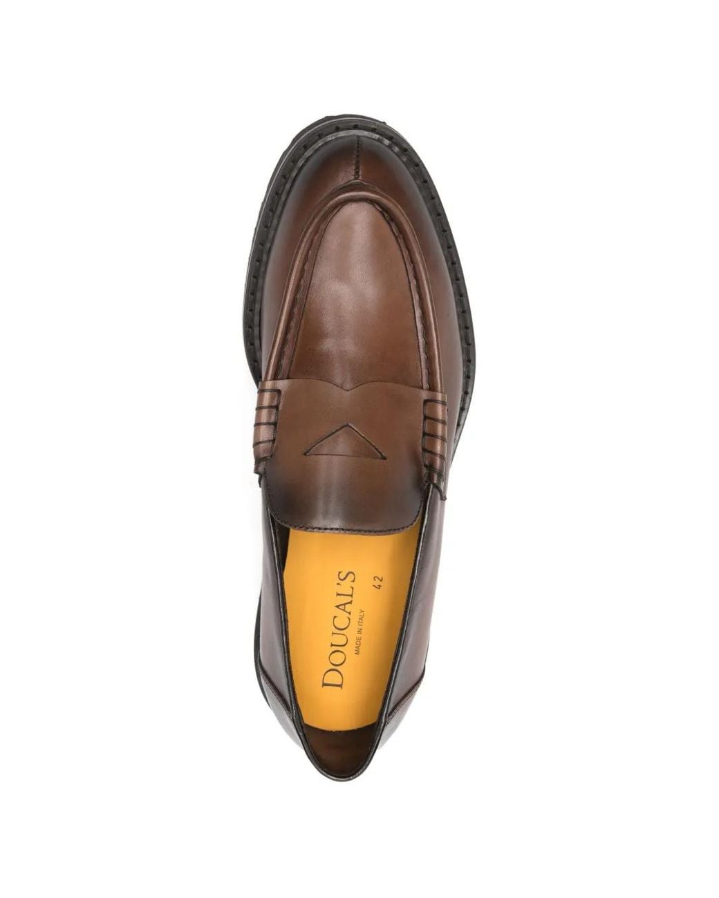 Doucal's Brown Penny Loafers for men