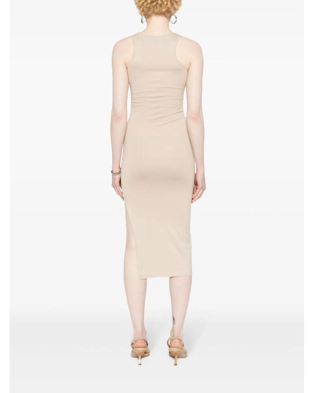 Coperni White Tank Top Midi Dress