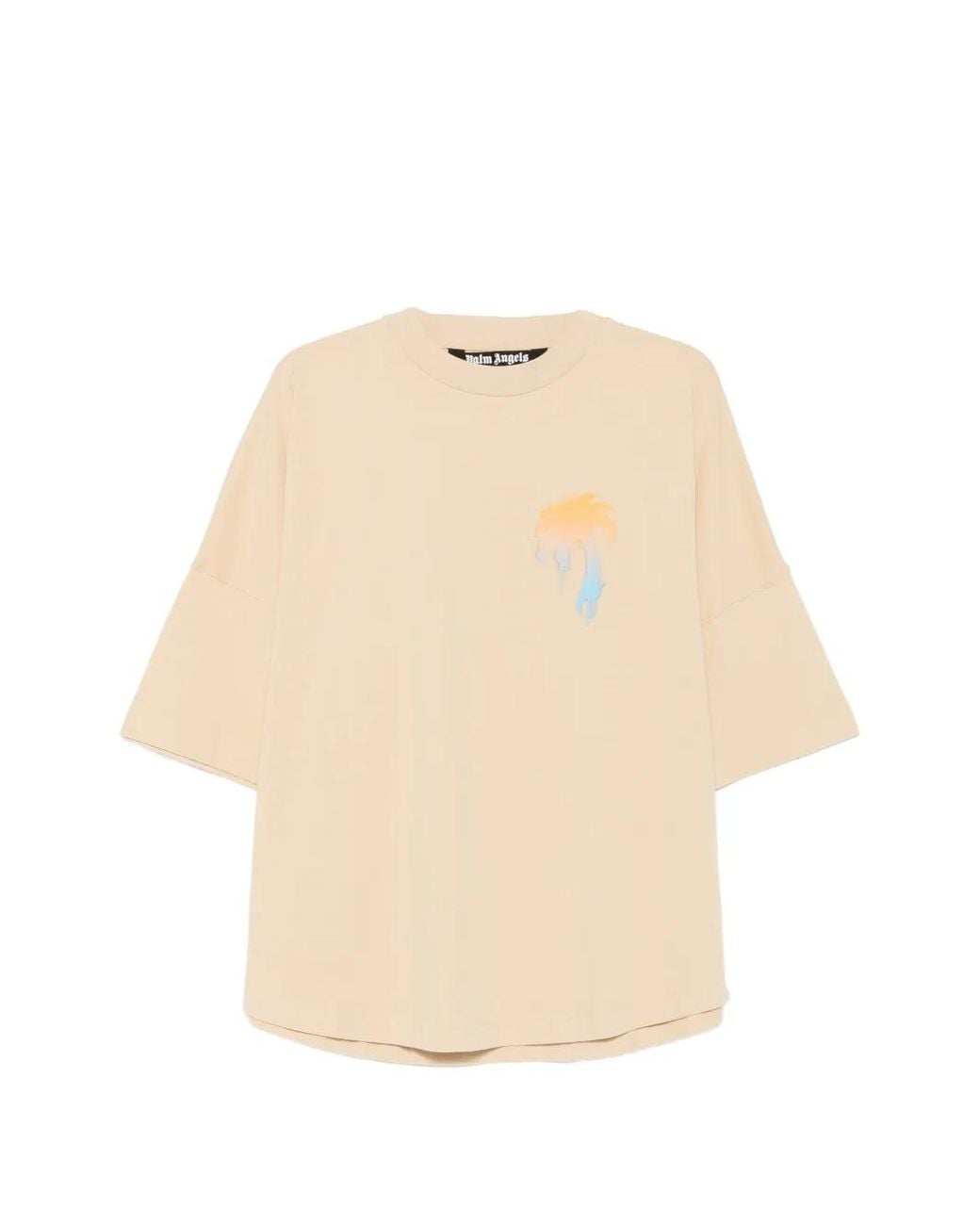 Palm Angels Natural I Love Pa Over T-Shirt for men