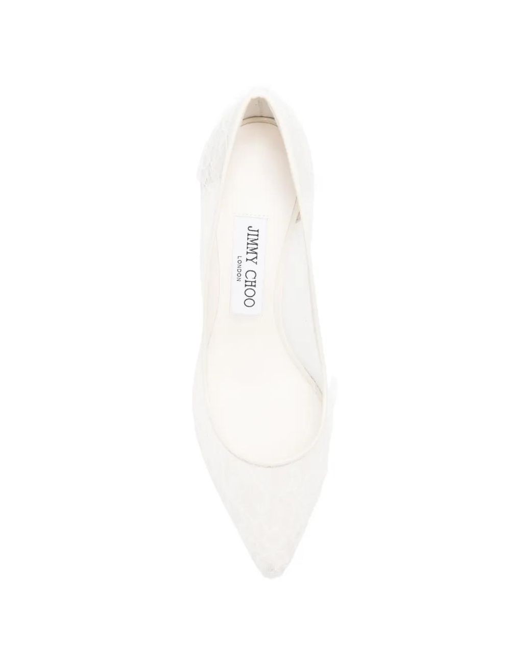 Jimmy Choo White Escarpins Romy À Bout Pointu