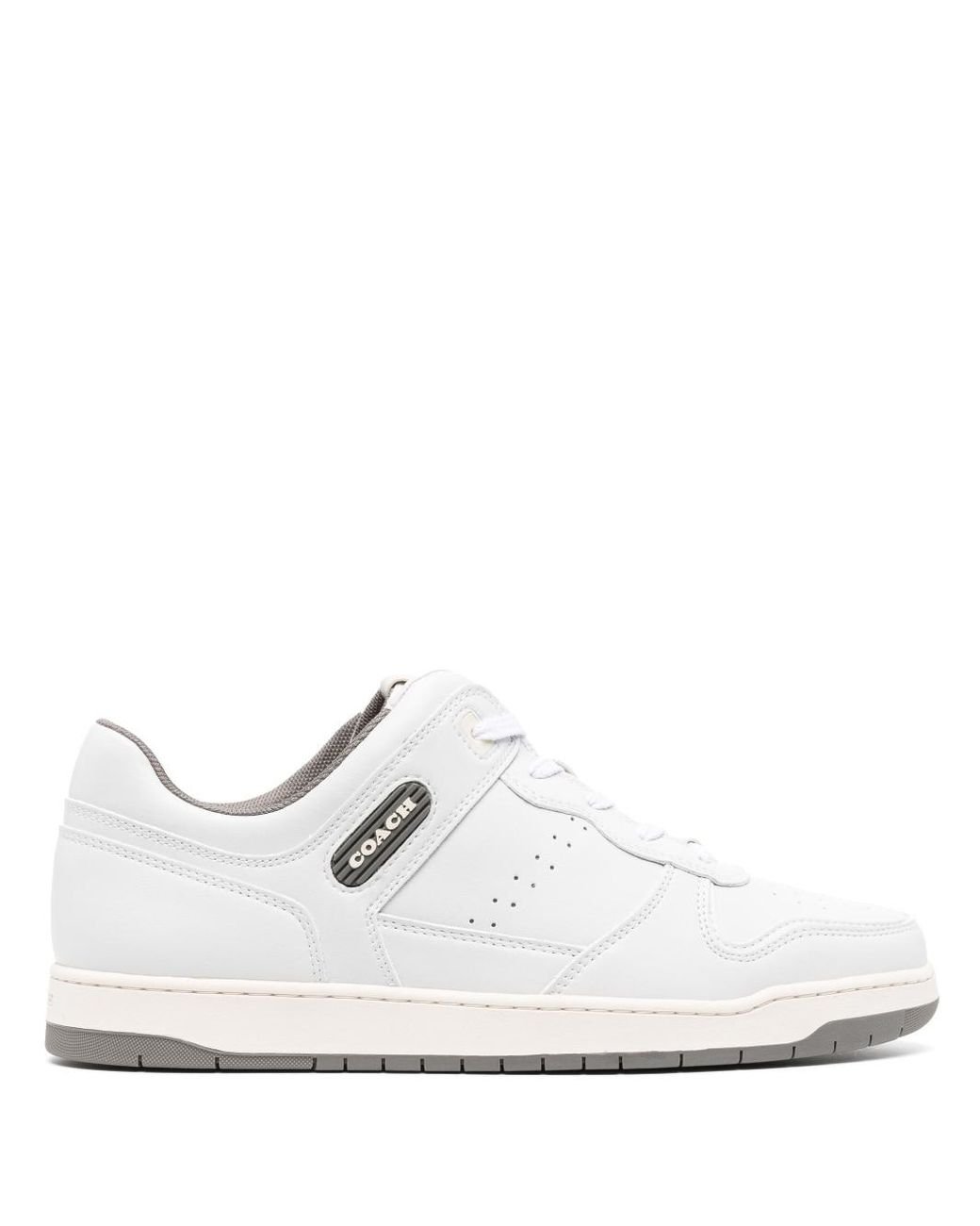 COACH C201 Leather Trainers in White for Men | Lyst