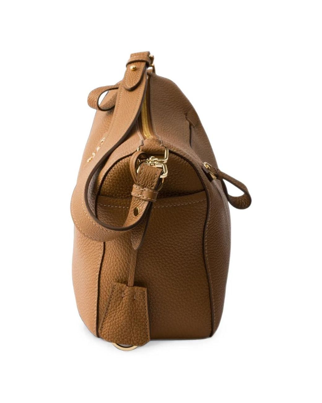 Prada Brown Medium Leather Shoulder Bag