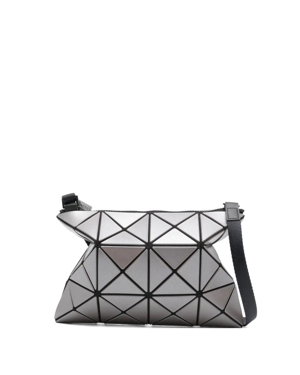 Issey Miyake Gray Sacoche Lucent À Effet Métallisé