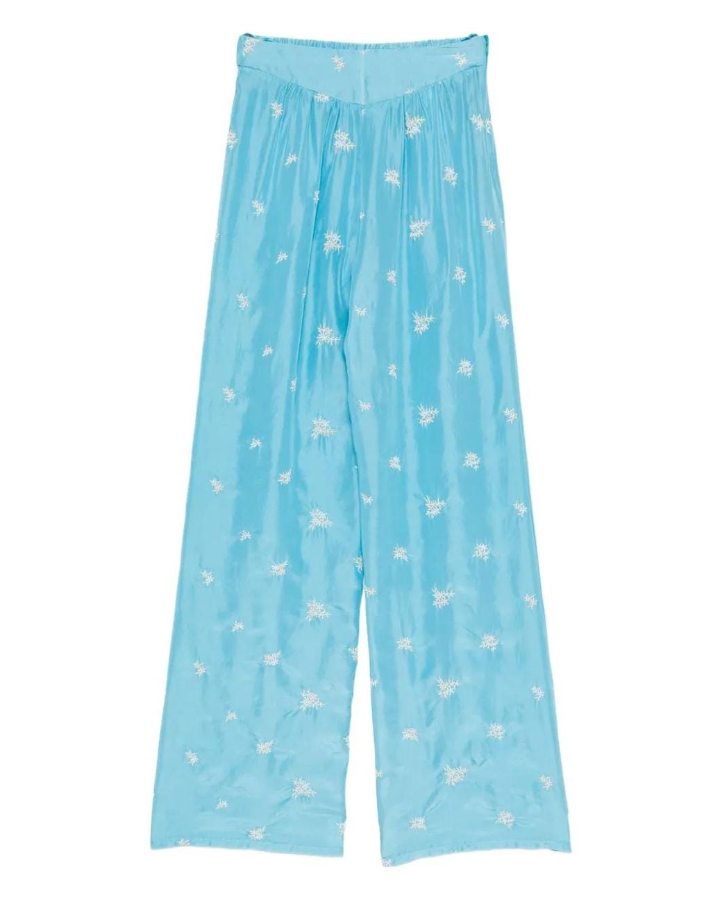 Forte_forte Blue Embroidered Trousers