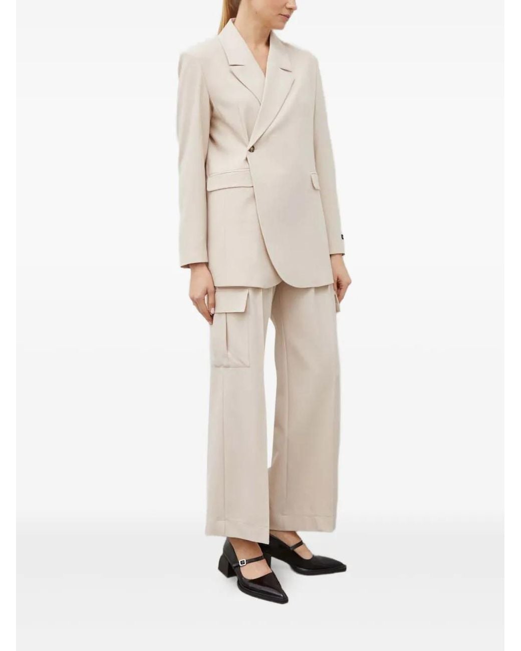 Herskind Natural Cargo-Pocket Trousers