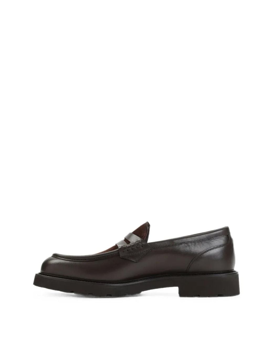 Canali White Suede-Panelled Chunky-Sole Loafers for men