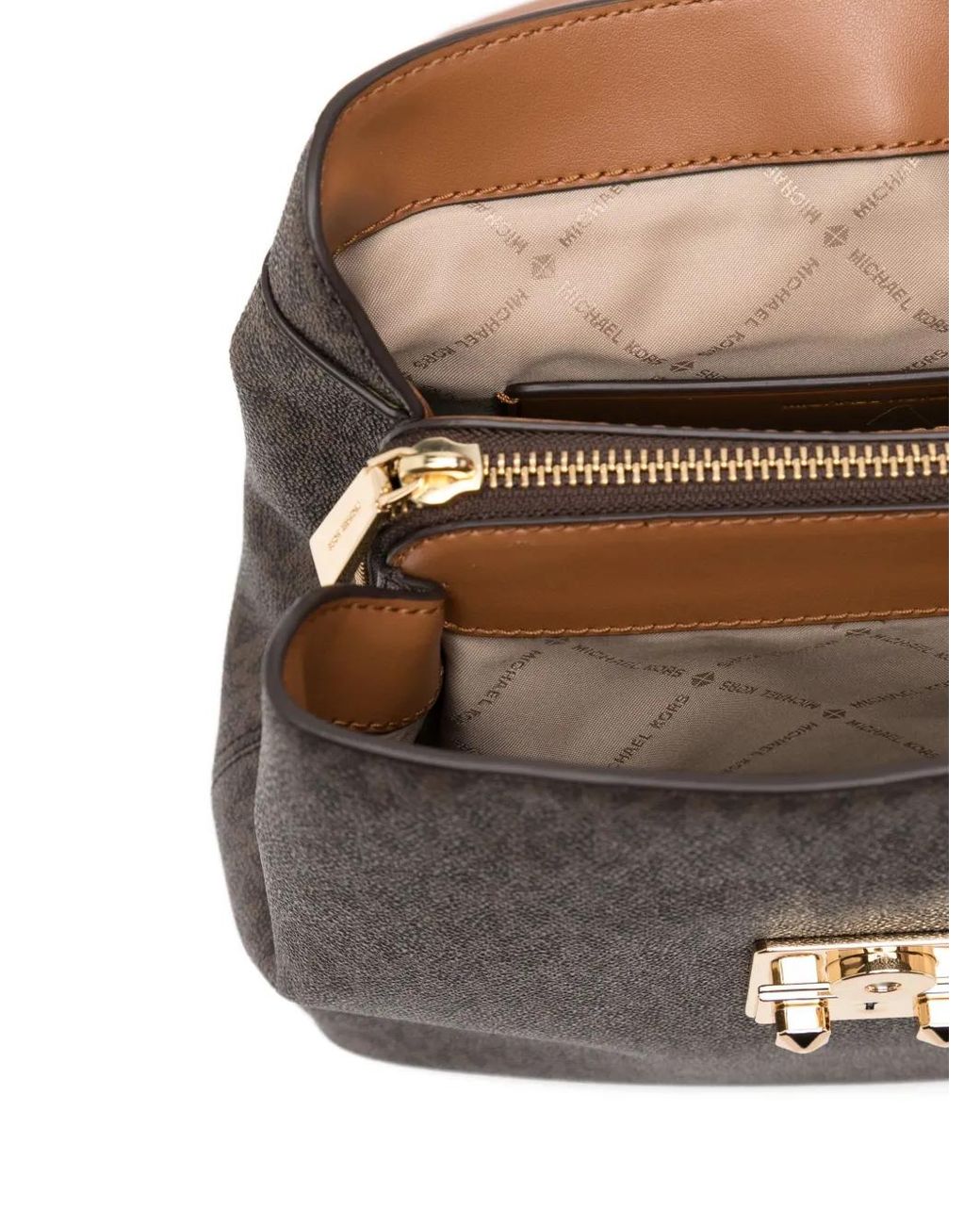 Michael Kors Brown Small Tribeca Backpack