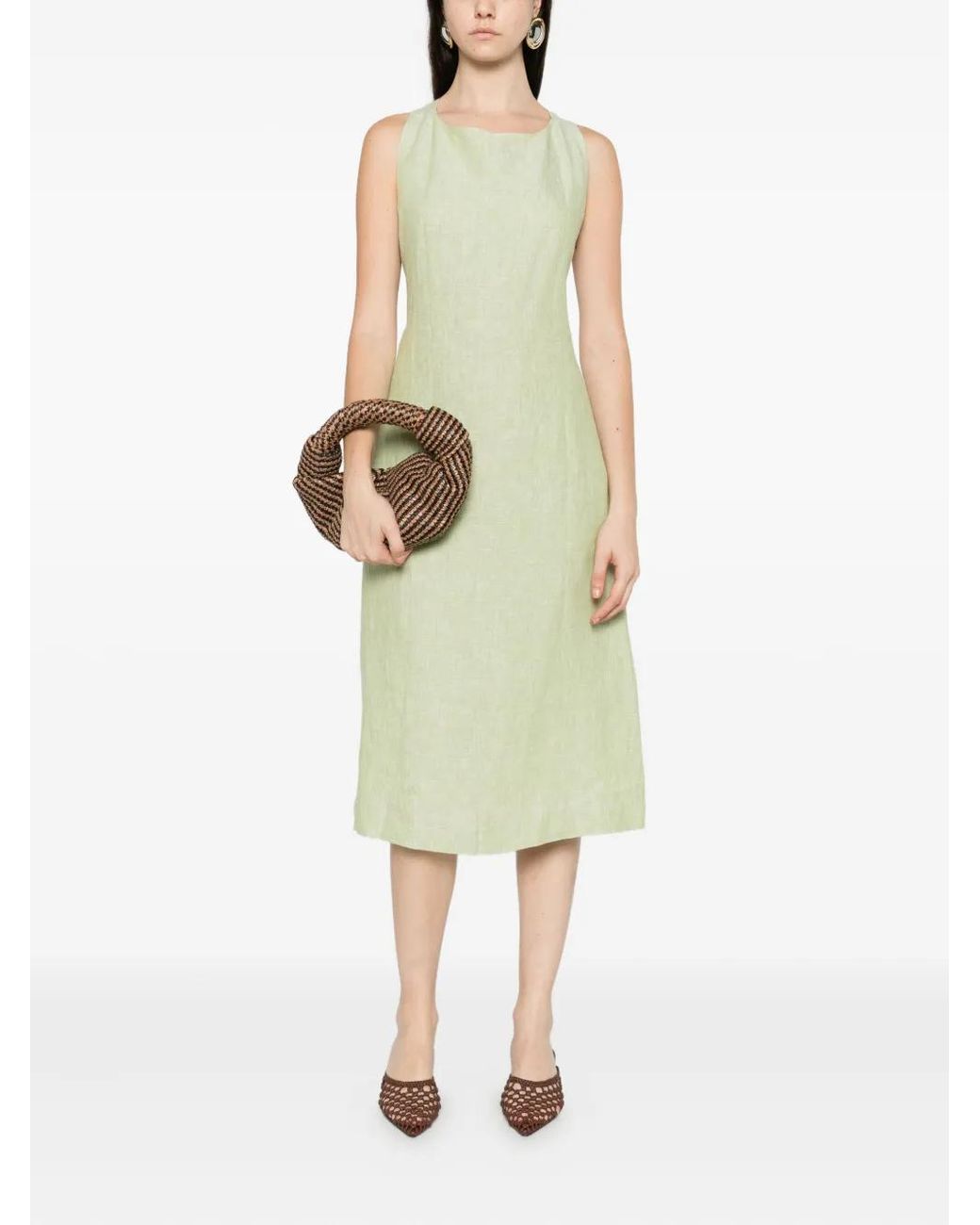 Occleus Green August Midi Dress