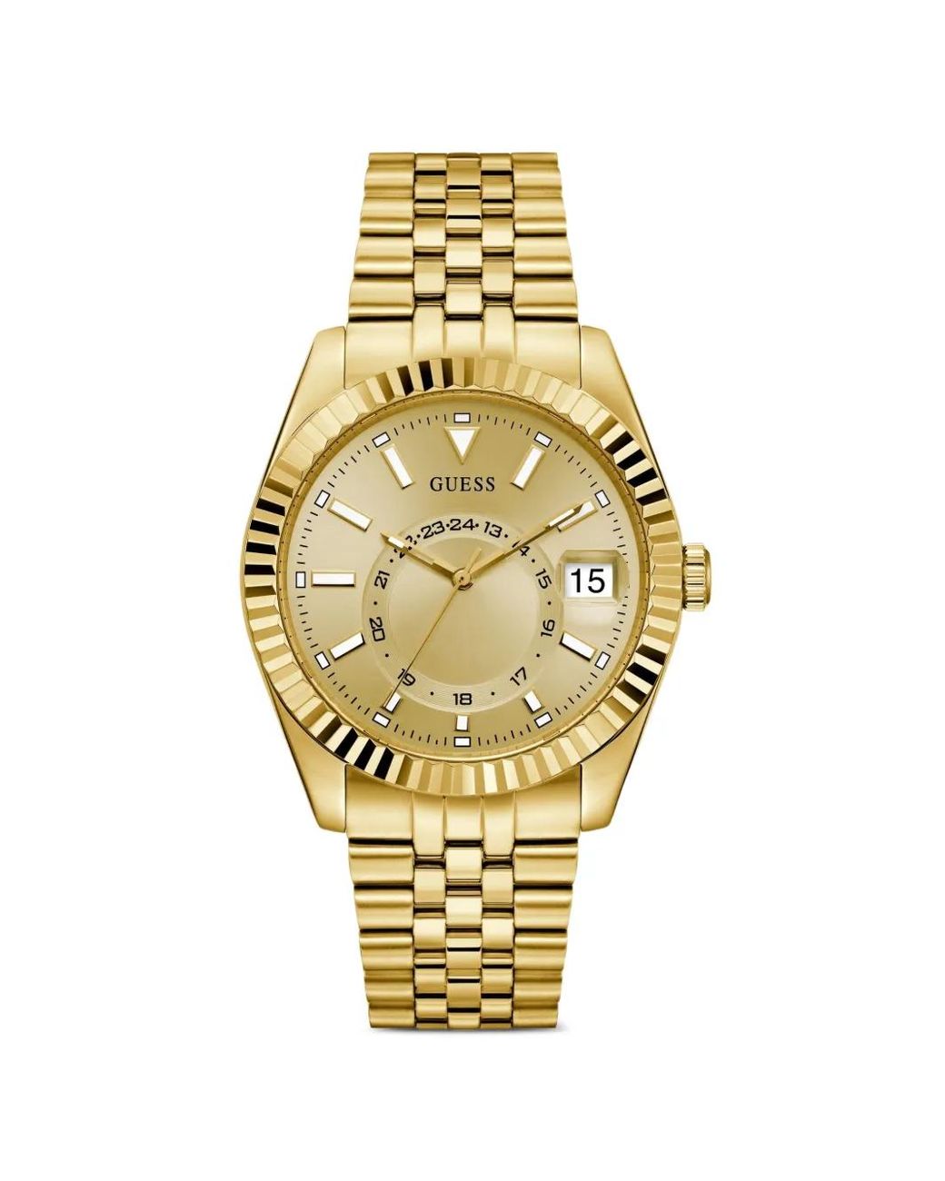 Guess Metallic Jaden 46Mm Watch for men