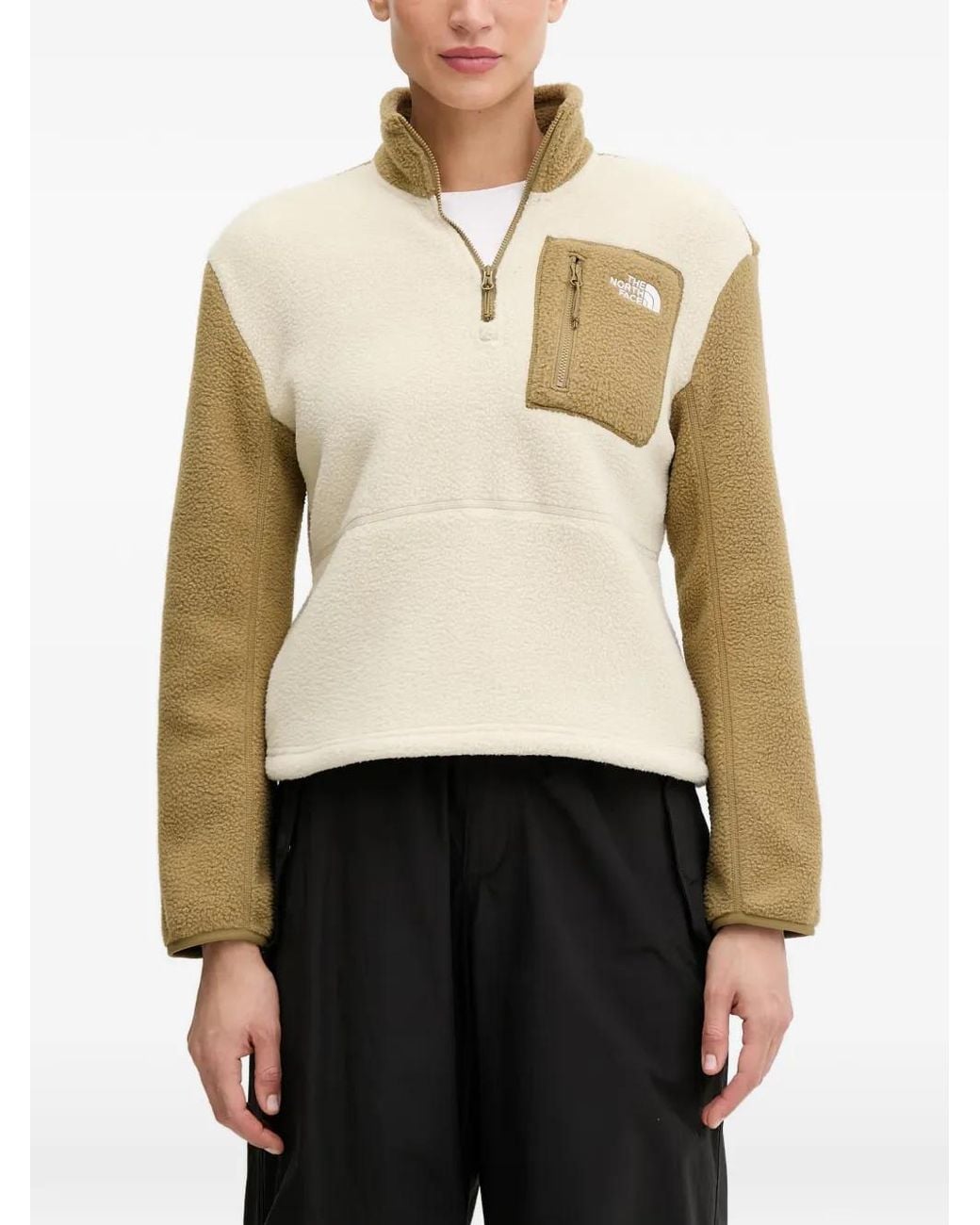 The North Face Natural Fleece-Texture Quarter-Zip Sweatshirt
