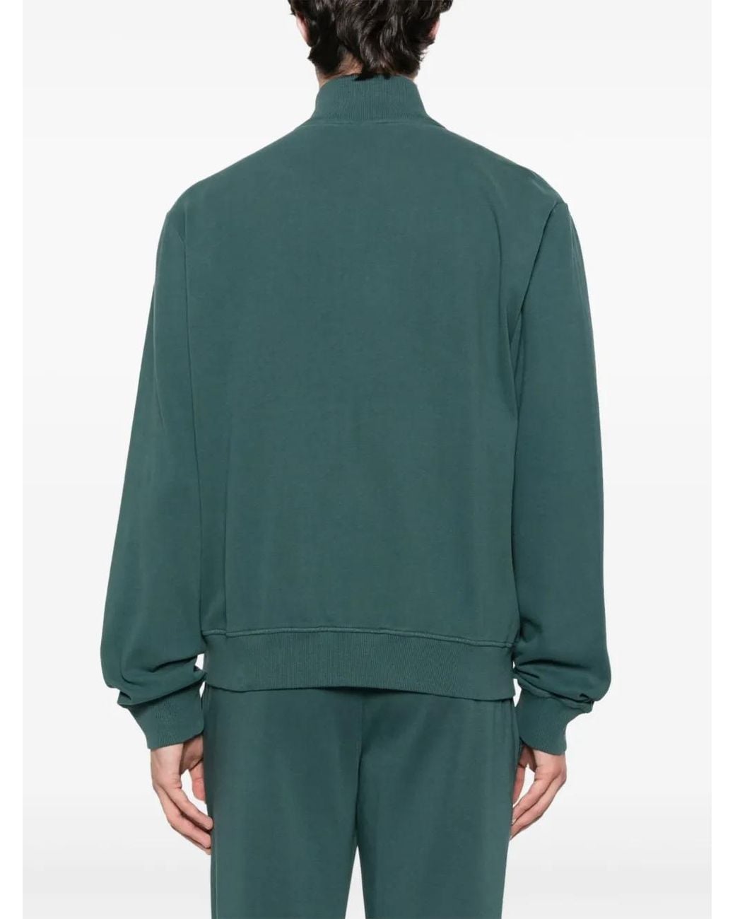 Juvia Green Zip-Up Sweatshirt for men