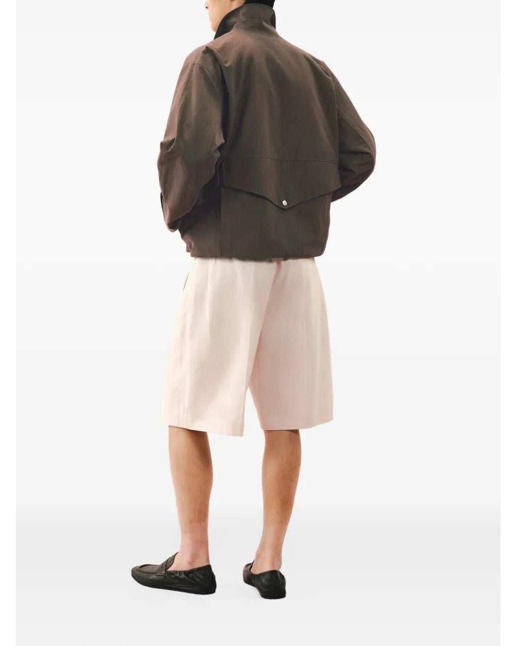 CROQUIS Brown Collared Jacket for men