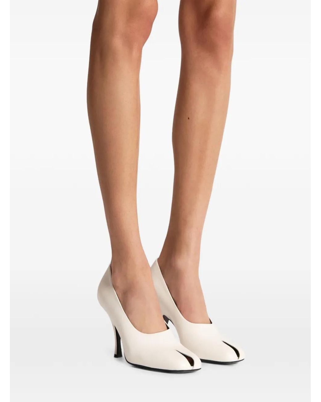 Khaite White 100Mm Eva Pumps