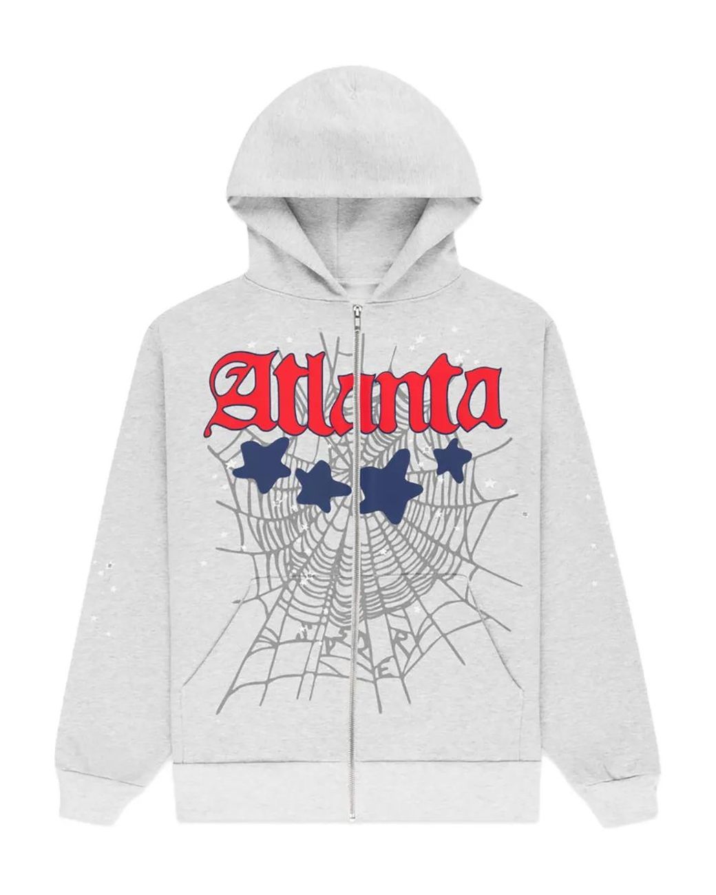 Sp5der White Atlanta Spiderweb Hoodie