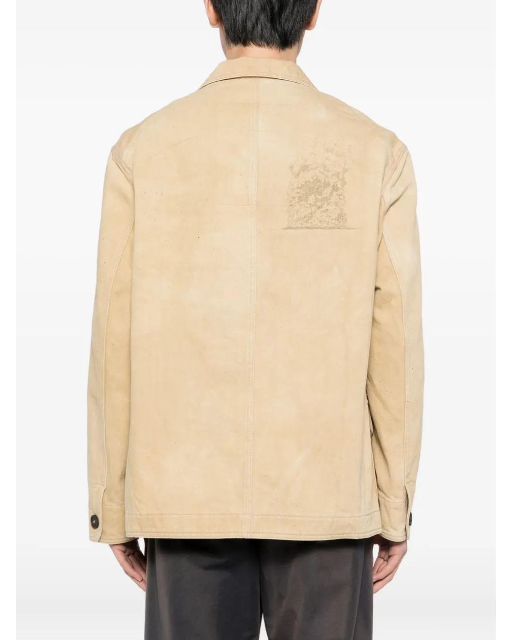 Giacca Denim di Ziggy Chen in Natural da Uomo