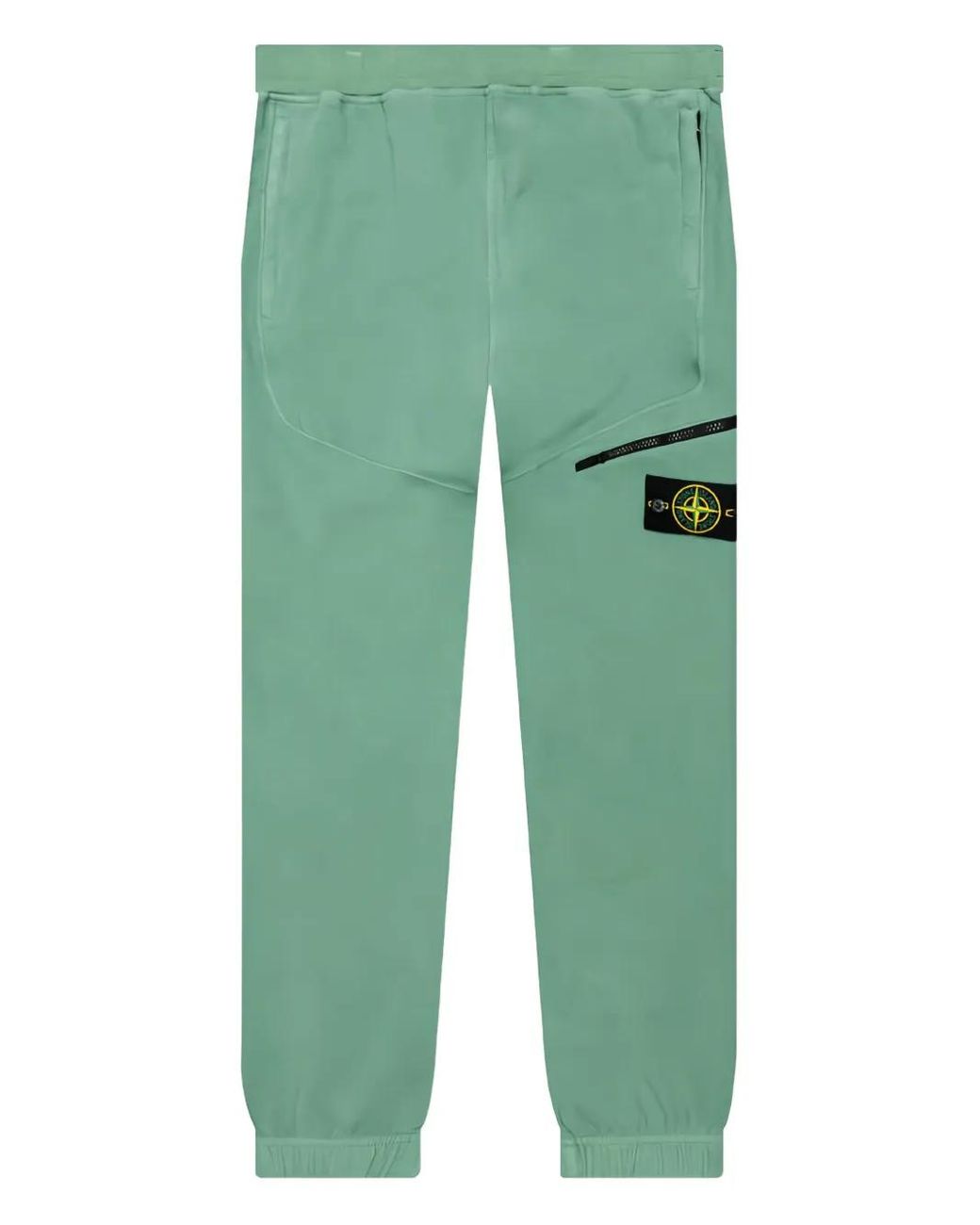 Stone Island Green Compass-Badge Track Pants for men