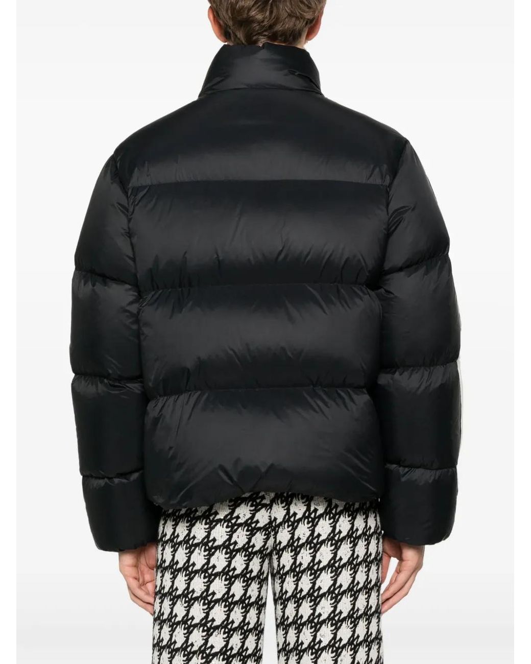 Amiri Black Printed Down Jacket for men