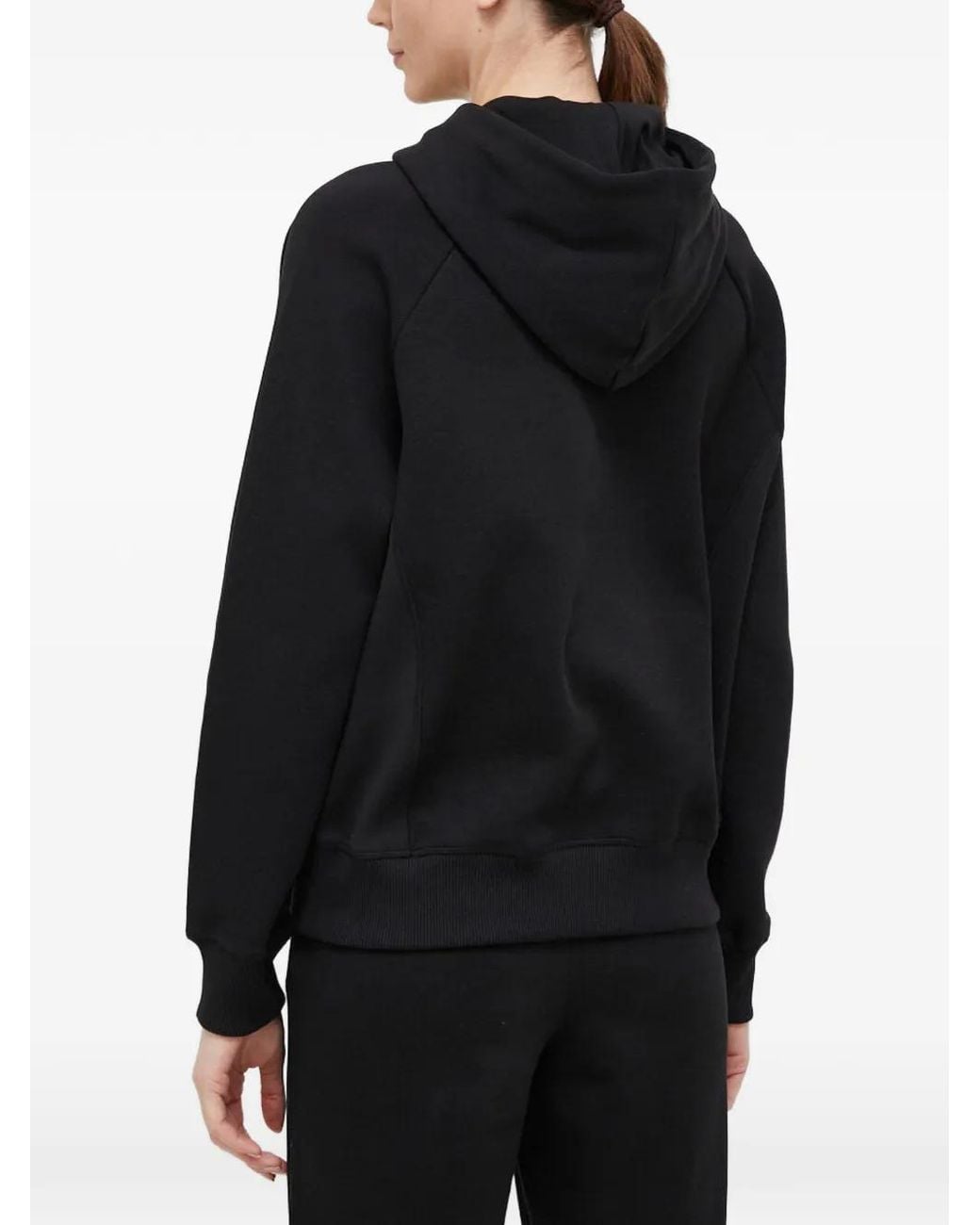Fila Black Logo-Patch Hoodie