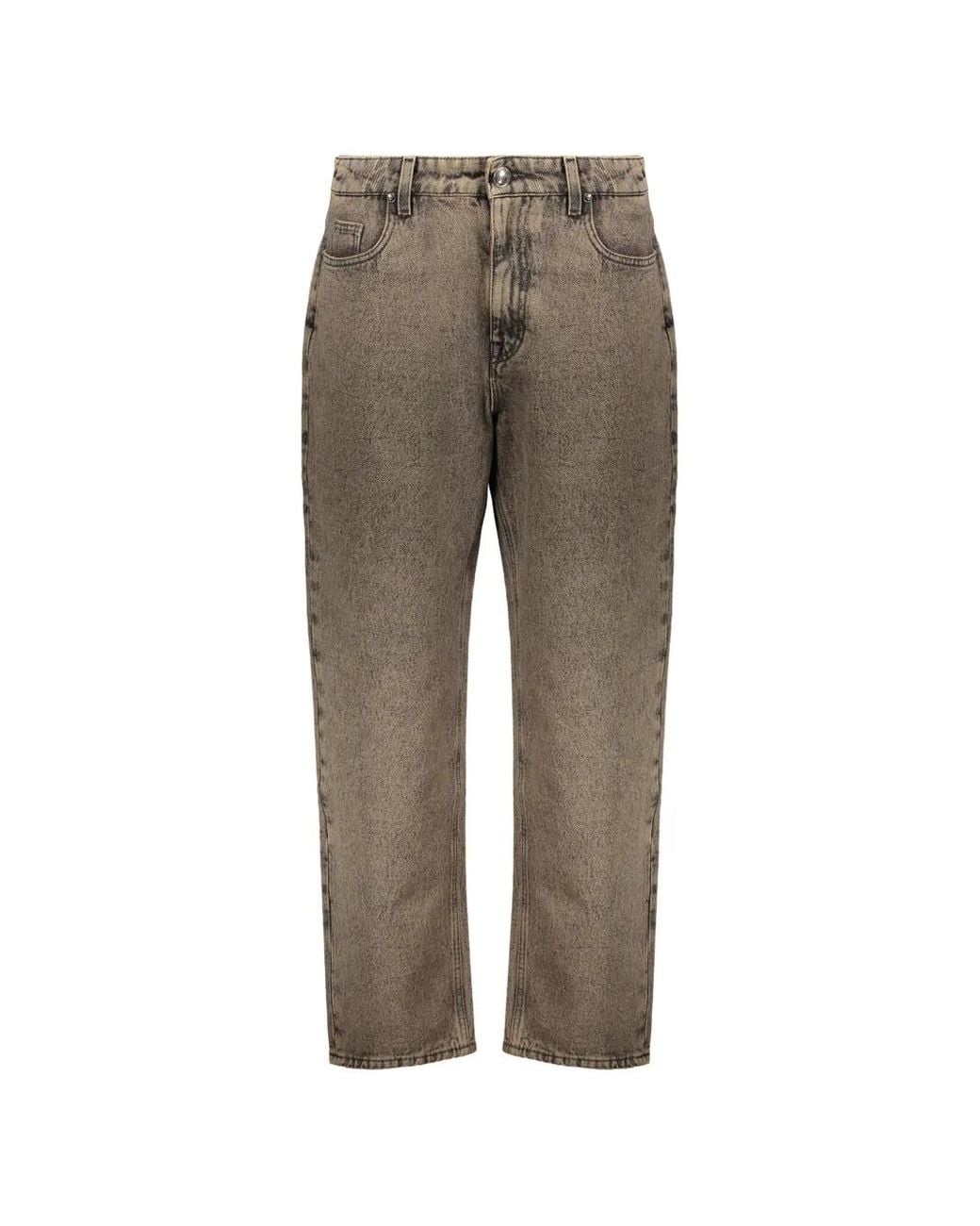 Moorer Gray Straight-Leg Jeans