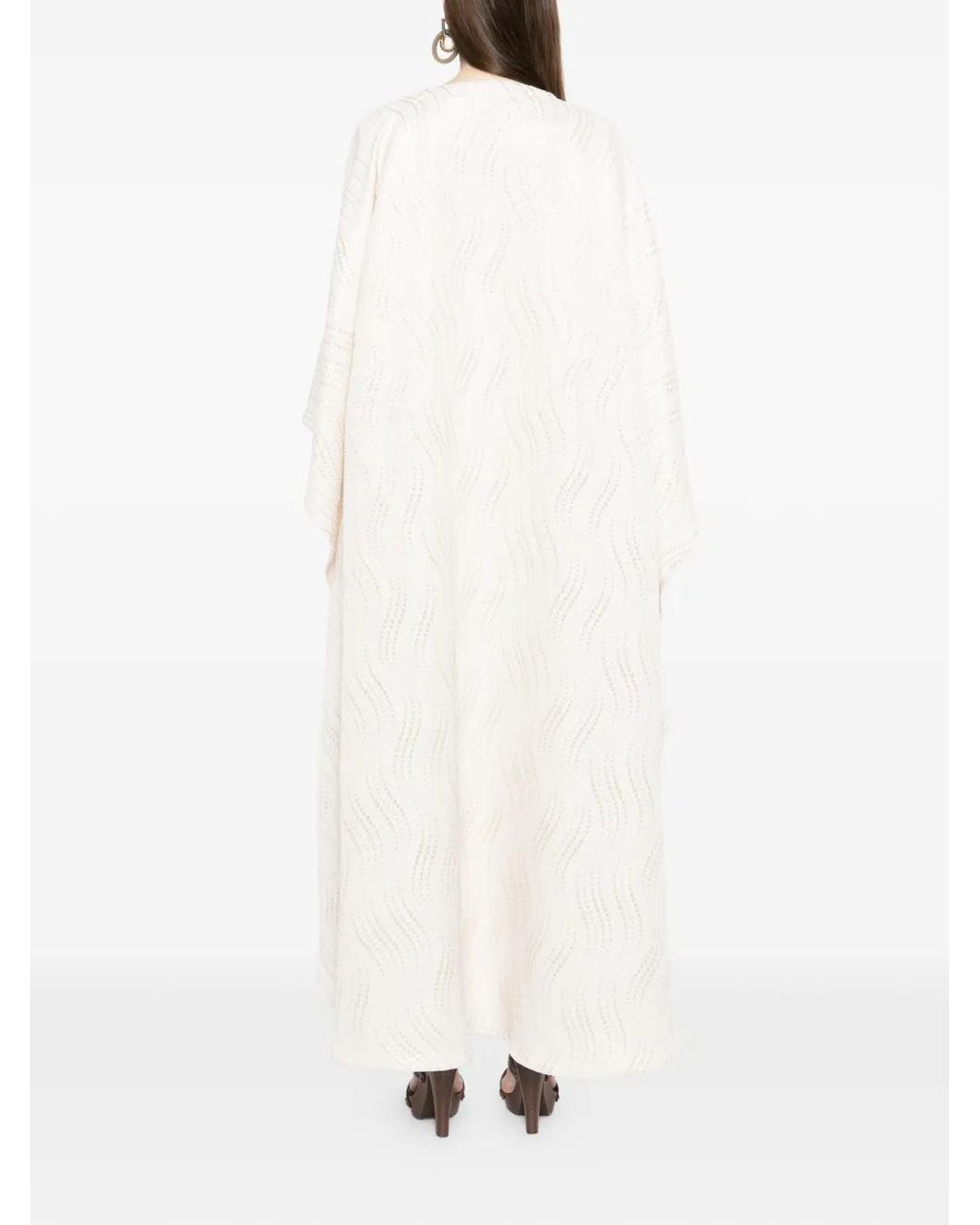 Bambah Lilly Maxi-Jurk in het White
