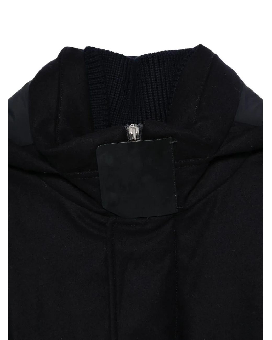 Zegna Black Hooded Jacket for men