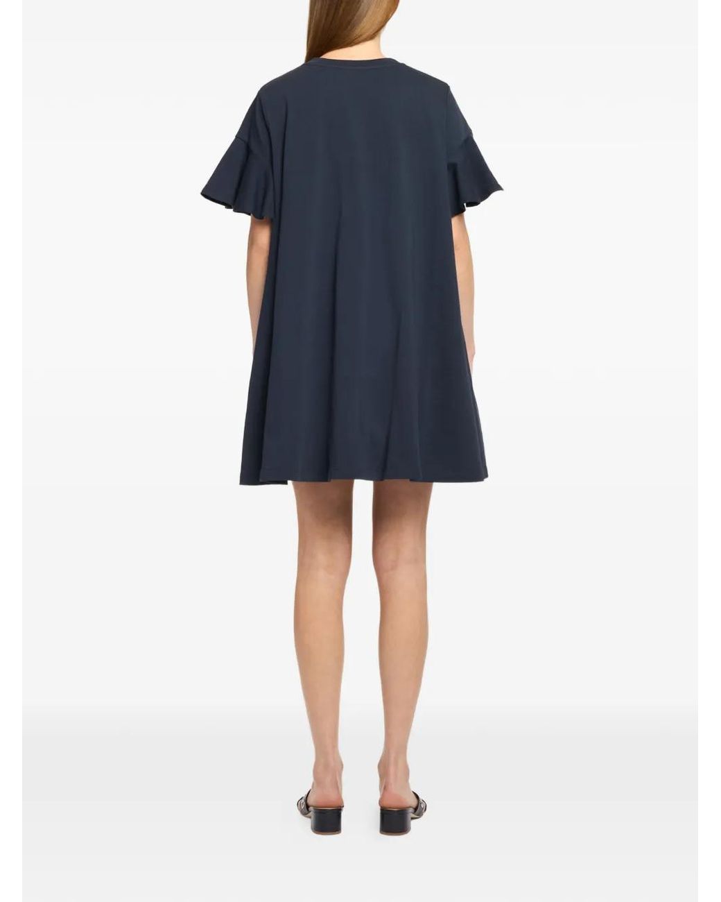 Cinq À Sept Blue Jane Ruffle Dress