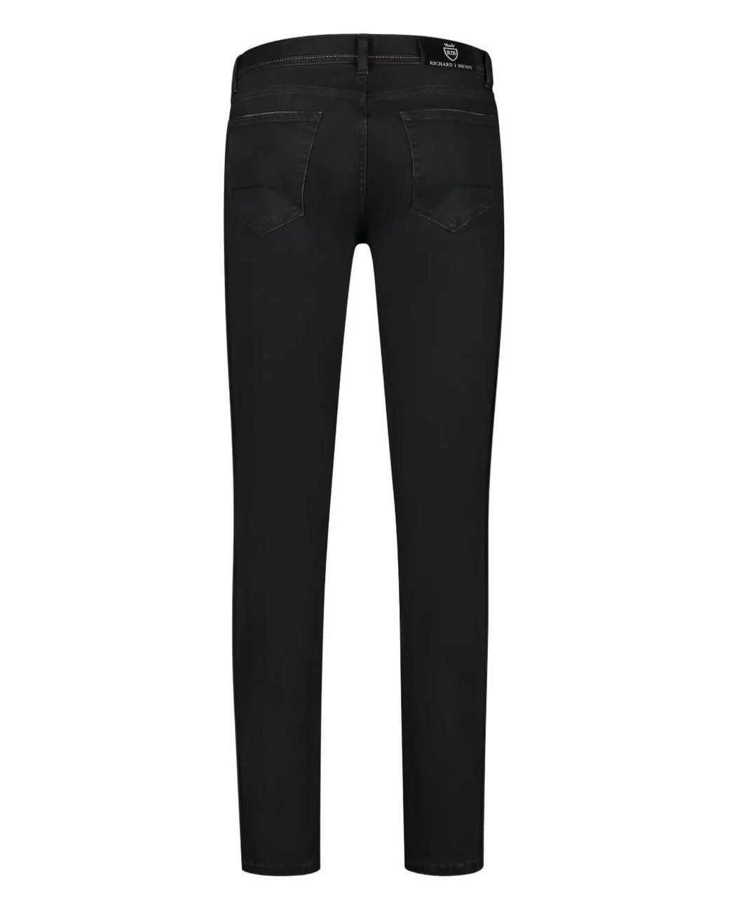 richard j. brown Black Logo-Patch Jeans for men