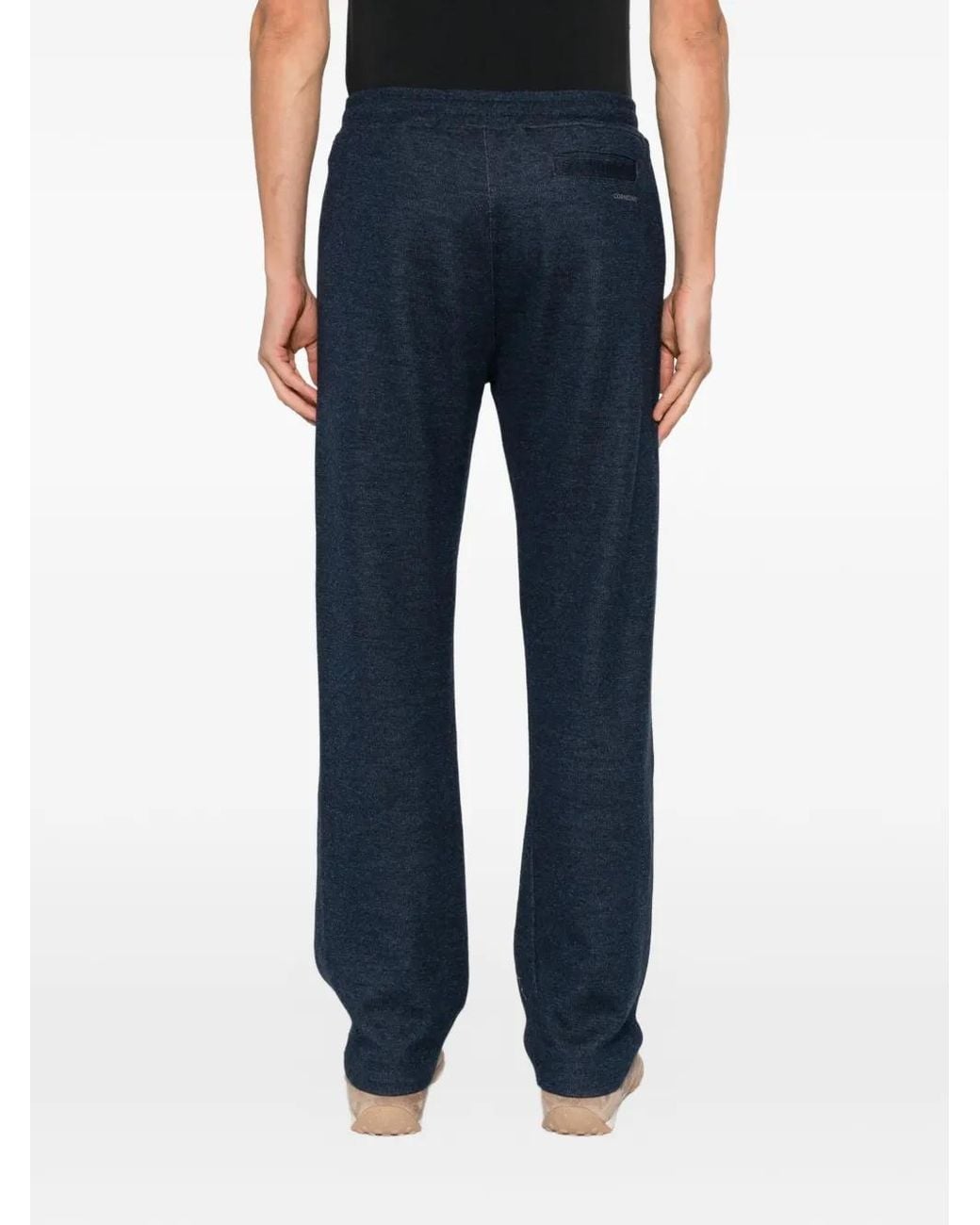 Corneliani Blue Straight-Leg Track Pants for men