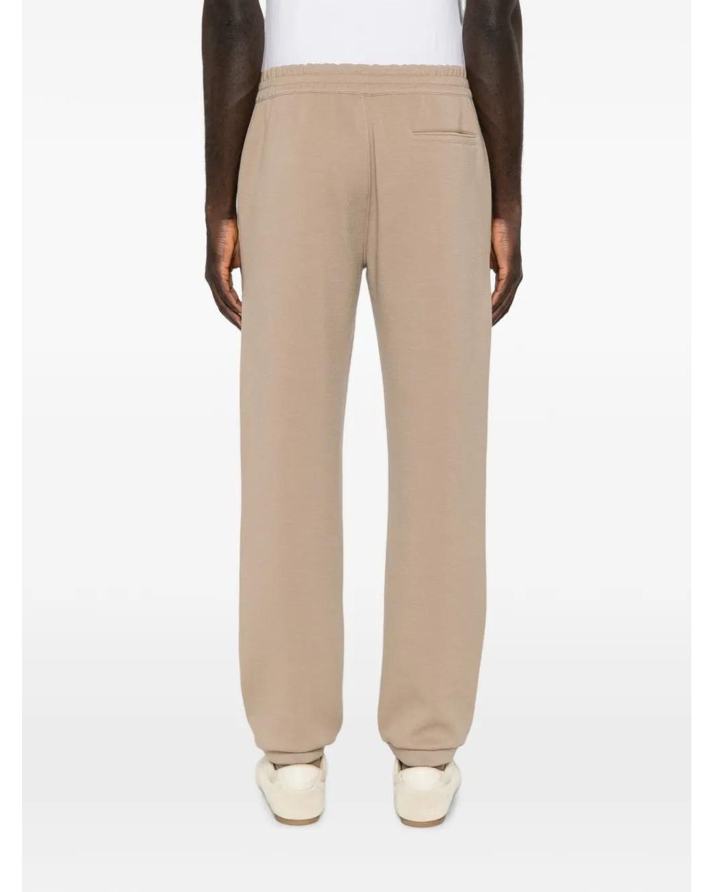 Zegna White Elasticated-Waistband Trousers for men