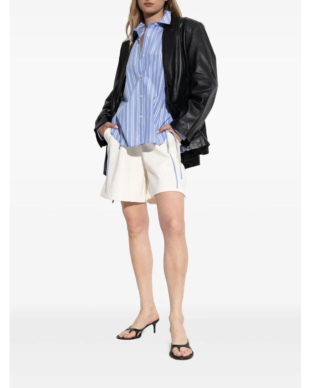 Gestuz White Imina Shorts