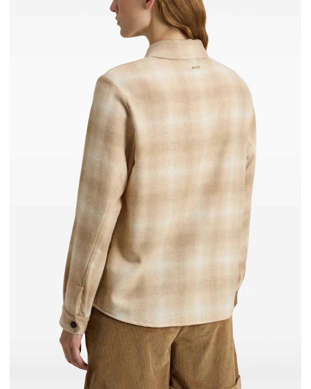 Woolrich Natural Checked Shirt