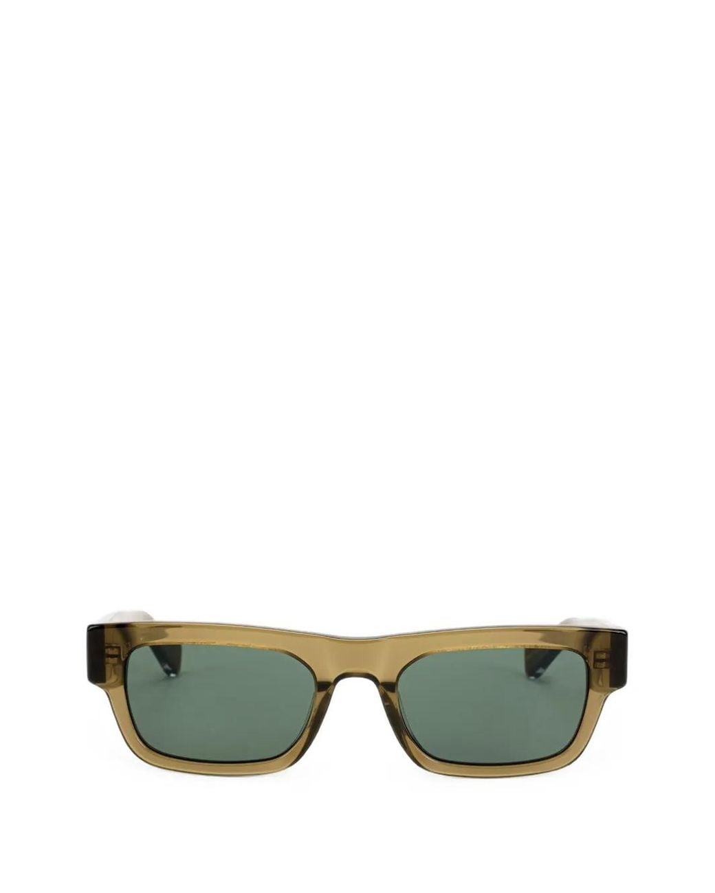 Messyweekend Green New Dylan Rectangle-Frame Sunglasses