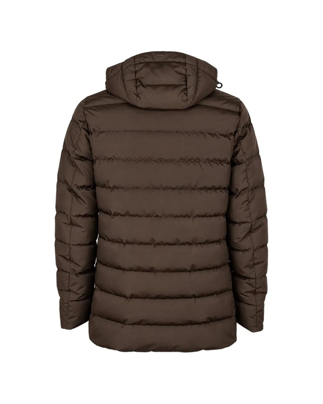Herno Brown Padded-Down Jacket for men