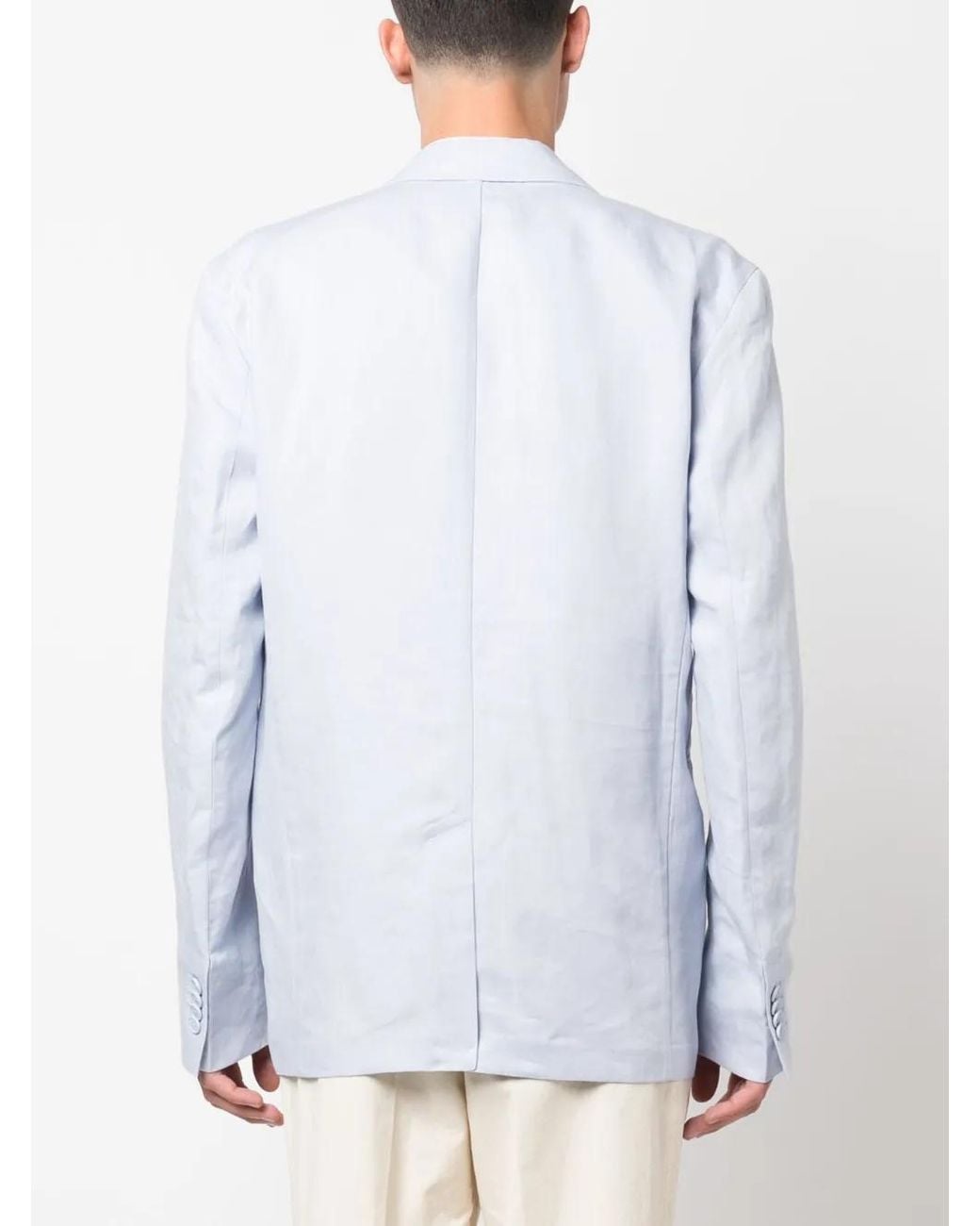 Orlebar Brown Blue Ullock Poplin Blazer for men