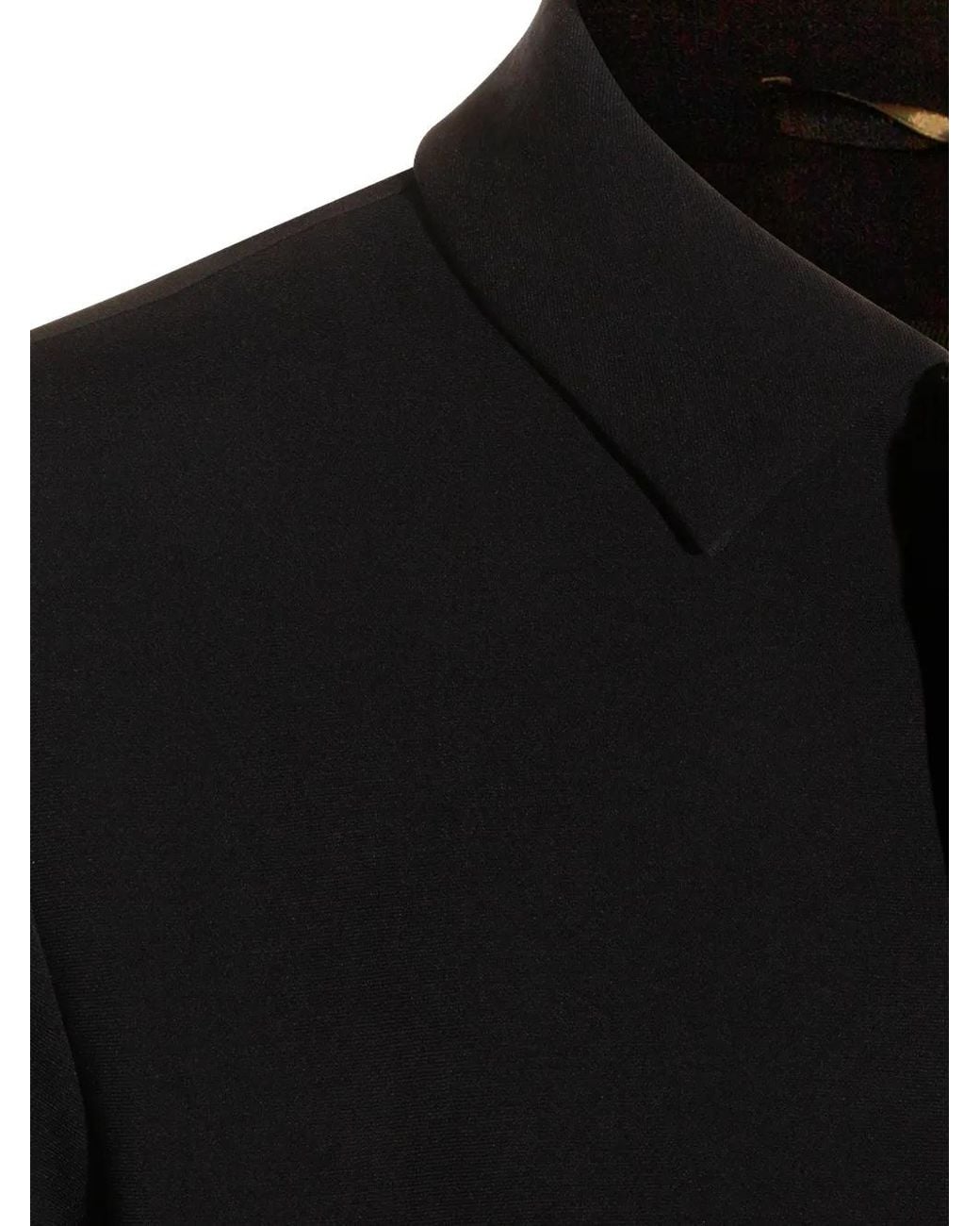 Montecore Black Collared Coat for men